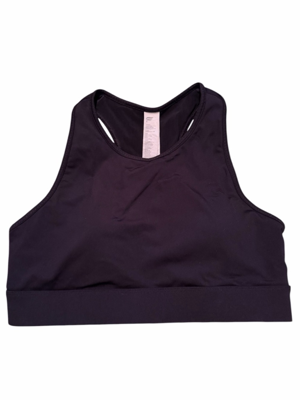 Fabletics- Black High-Neck Sports Bralette - Women Intimates NWOT